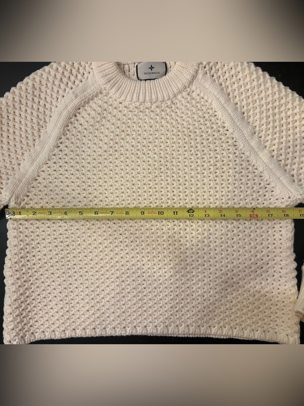 Tuckernuck Ivory Crochet Knit Annette Sweater - Picture 4 of 5